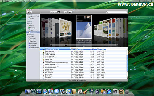 Mac OS X 10.5 (Leopard) Apple 最新操作系统演示